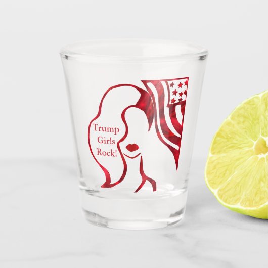トランプガールズロック！ ショットグラス (正面)