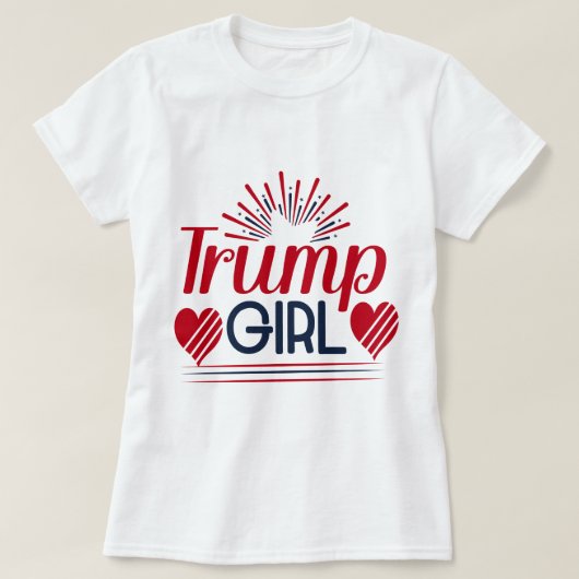 トランプガールハート&花火 Tシャツ (デザイン正面)