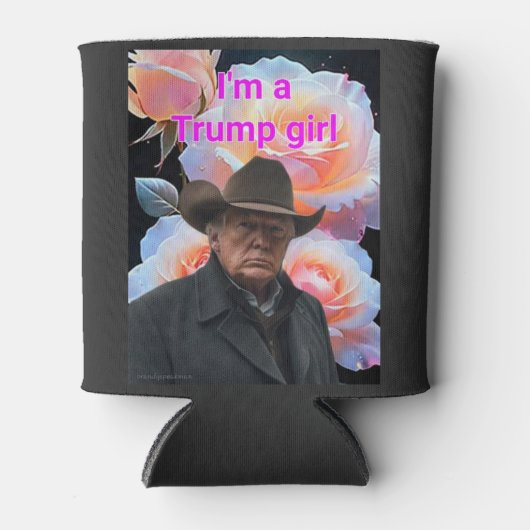 トランプガール 缶クーラー (正面)
