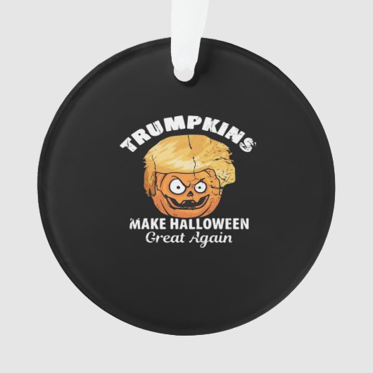 トランプキおもしろいンス・ハロウィーン大統領 オーナメント (正面)