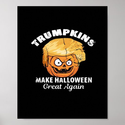 トランプキおもしろいンス・ハロウィーン大統領 ポスター (正面)