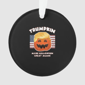 トランプキおもしろいンパンプキンパイプンアメリカ自由奔放ハロー オーナメント