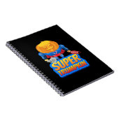 トランプキおもしろいンパンプキンヘッドハロウィーンの衣装クラス ノートブック (右側)