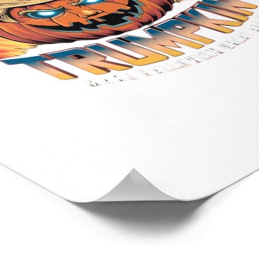 トランプキクラシックン不気味デザイン ポスター (角)