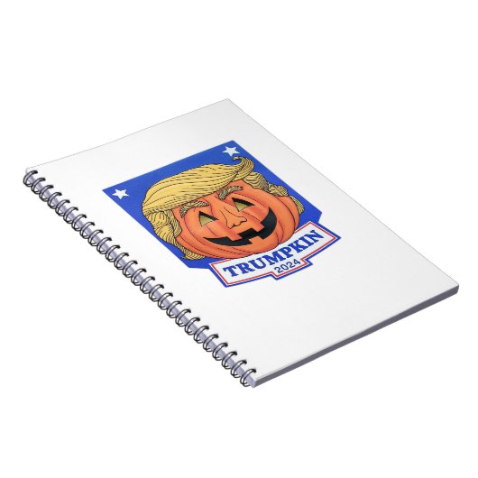 トランプキクラシックン引用文 – 面白いハロウィーン ノートブック (右側)