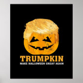 トランプキンおもしろいが再びハロウィーンを素晴らし作る ポスター (正面)