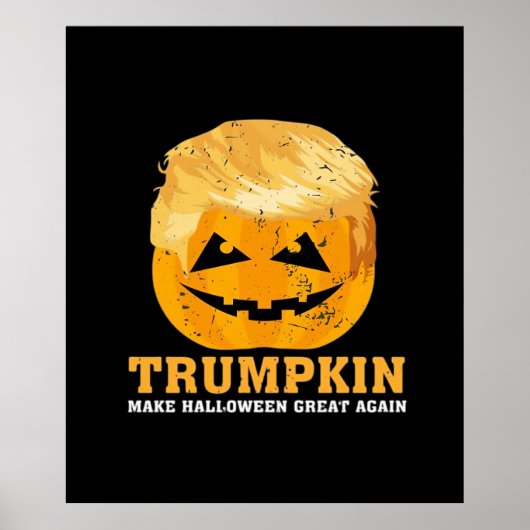 トランプキンおもしろいが再びハロウィーンを素晴らし作る ポスター (正面)