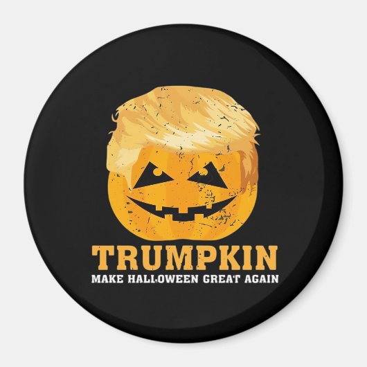 トランプキンおもしろいが再びハロウィーンを素晴らし作る マグネット (正面)