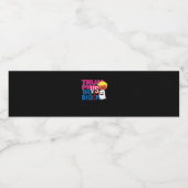 トランプキンおもしろいvsブーバイデン氏ハロウィーンデザインクラス ペットボトルラベル (シングルラベル)