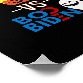 トランプキンおもしろいvsブーバイデン氏ハロウィーンデザインクラス ポスター (角)