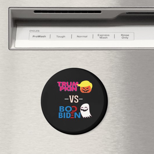 トランプキンおもしろいvsブーバイデン氏ハロウィーンデザインクラス マグネット (インサイチュ (食洗機))
