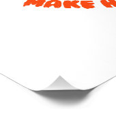 トランプキンがハロウィンをもう一度偉大にする おもしろ ポスター (コーナー)