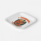 トランプキンが再びハロウィン素晴らしを作おもしろいる ペーパープレート (傾斜あり)