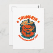 トランプキンが再びハロウィン素晴らしを作おもしろいる ポストカード (正面/裏面)