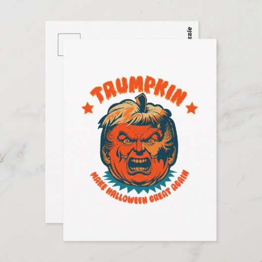 トランプキンが再びハロウィン素晴らしを作おもしろいる ポストカード (正面/裏面)