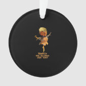 トランプキンが再びハロウィーンを素晴らし作る オーナメント (正面)