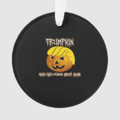 トランプキンが再びハロウィーンを素晴らし作る オーナメント (正面)