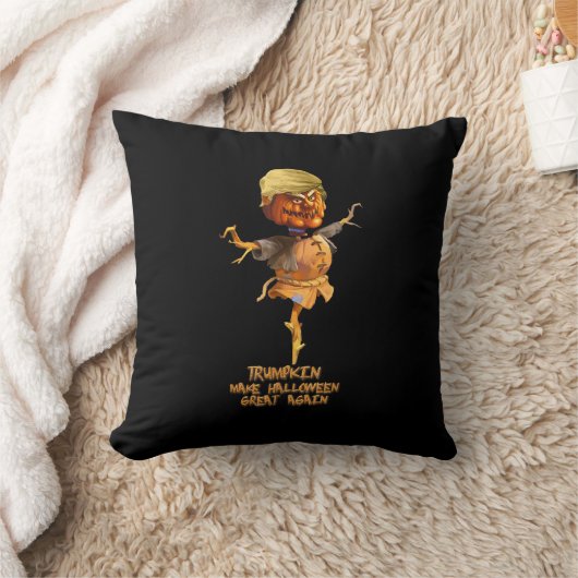 トランプキンが再びハロウィーンを素晴らし作る クッション (ブランケット)