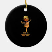 トランプキンが再びハロウィーンを素晴らし作る セラミックオーナメント (正面)