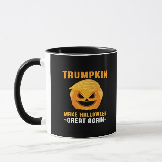 トランプキンが再びハロウィーンを素晴らし作る マグカップ (左)