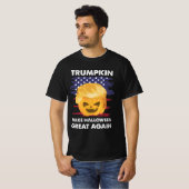 トランプキンが再びハロウィーンを素晴らし作る Tシャツ (正面フル)