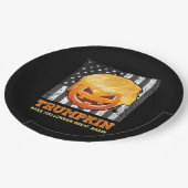 トランプキンが再びプ素晴らしム大統領にハロウィーンを作る ペーパープレート (アングル)
