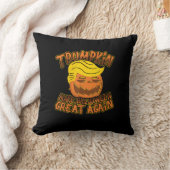 トランプキンが再び政治素晴らしのハロウィンおもしろいを作る クッション (ブランケット)
