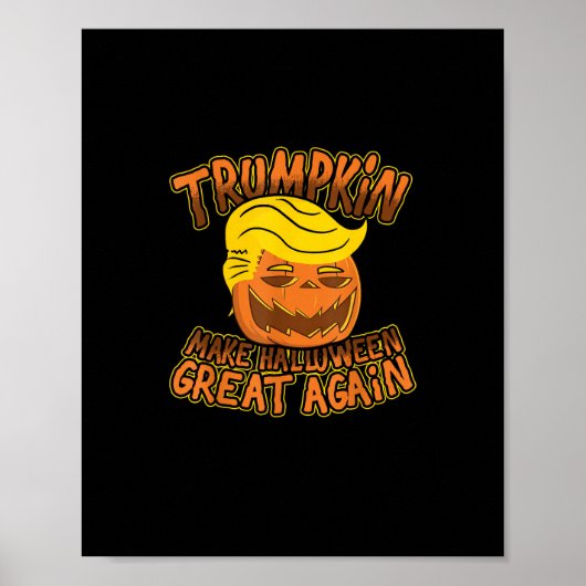 トランプキンが再び政治素晴らしのハロウィンおもしろいを作る ポスター (正面)