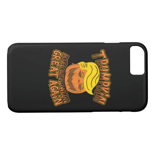 トランプキンが再び政治素晴らしのハロウィンおもしろいを作る Case-Mate iPhoneケース (裏面(横))