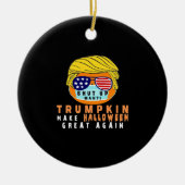 トランプキンが再び素晴らし対戦車おもしろい撃戦 セラミックオーナメント (正面)