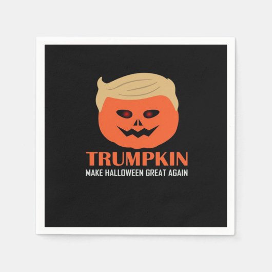トランプキンが再素晴らしびハロウィンおもしろい不気味P スタンダードカクテルナプキン (正面)