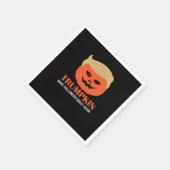 トランプキンが再素晴らしびハロウィンおもしろい不気味P スタンダードカクテルナプキン (角)