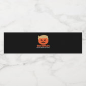 トランプキンが再素晴らしびハロウィンおもしろい不気味P ペットボトルラベル (シングルラベル)