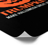 トランプキンが再素晴らしびハロウィンおもしろい不気味P ポスター (角)