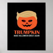 トランプキンが再素晴らしびハロウィンおもしろい不気味P ポスター (正面)