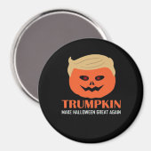 トランプキンが再素晴らしびハロウィンおもしろい不気味P マグネット (正面/裏面)