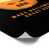 トランプキンが再素晴らし装されたハロウィーン ポスター (角)