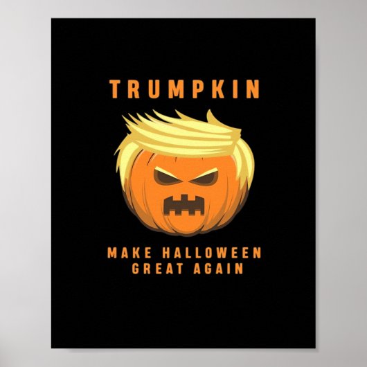 トランプキンが再素晴らし装されたハロウィーン ポスター (正面)