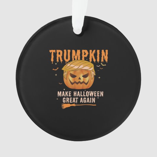 トランプキンは再び政治的素晴らしなハロウィーンを作る。 オーナメント (正面)
