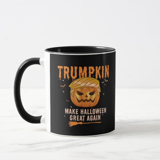 トランプキンは再び政治的素晴らしなハロウィーンを作る。 マグカップ (左)