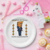 トランプキンまたはトリートクラシック ペーパープレート (パーティー)