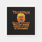 トランプキンインサイドスローアウト11月クラシック スタンダードカクテルナプキン (正面)