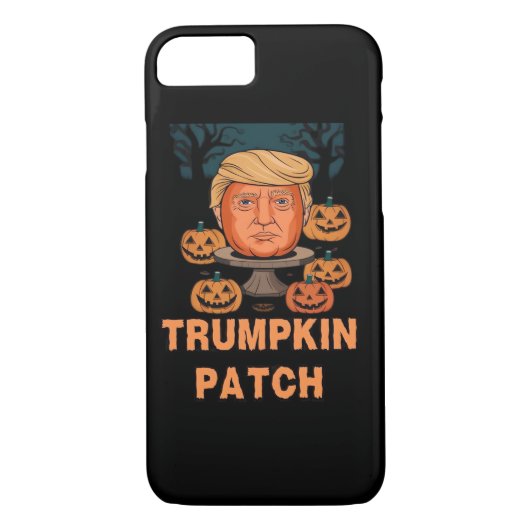 トランプキンハロウィンおもしろい- Political Pumpkin Desi Case-Mate iPhoneケース (裏面)