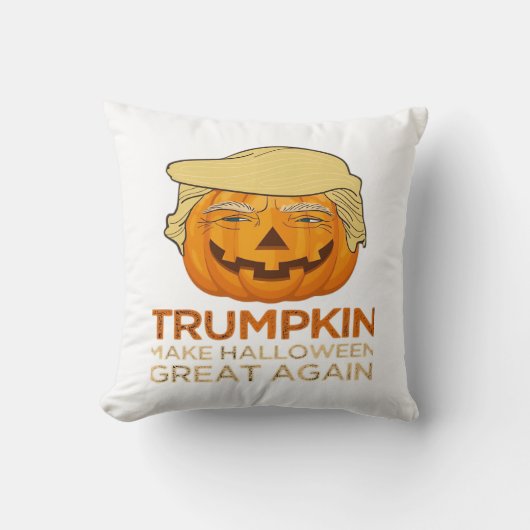 トランプキンハロウィーンおもしろいクラシック クッション (正面)