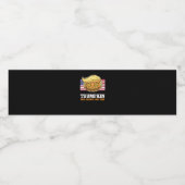 トランプキンハロウィーンカボチャ旗怖いデザイン ペットボトルラベル (シングルラベル)