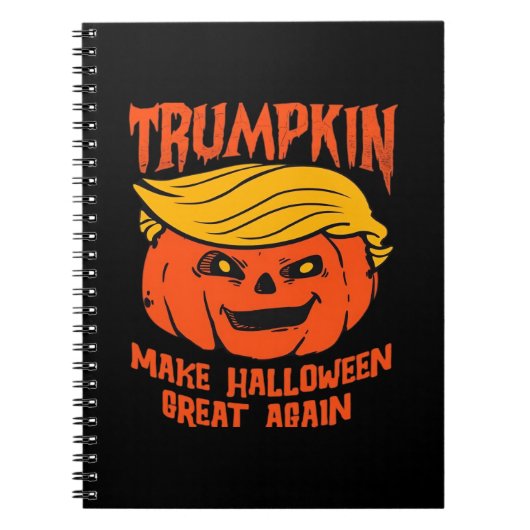 トランプキンハロウィーンパンプキン選挙 ノートブック (正面)