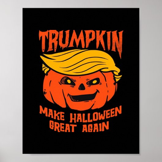 トランプキンハロウィーンパンプキン選挙 ポスター (正面)