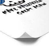 トランプキンハロウィーンメイクハロウィン再素晴らし度ファンン ポスター (角)