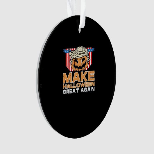 トランプキンハロウィーンヴィンテージ政治おもしろい オーナメント (正面)