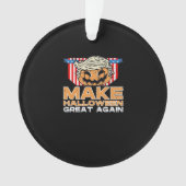トランプキンハロウィーンヴィンテージ政治おもしろい オーナメント (正面)
